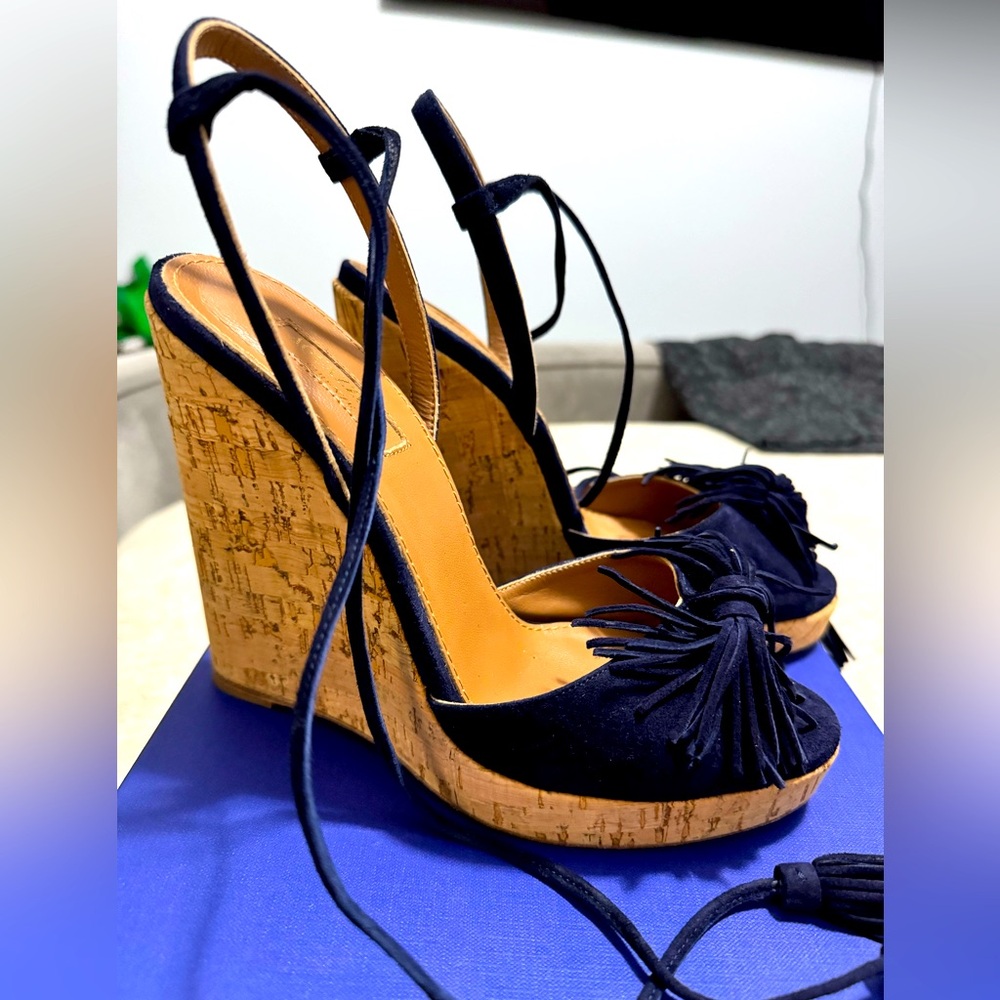 Aquazzura wedge espadrile